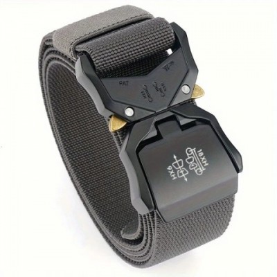 Tactical Elastic Strap with Quick Release for Men's Fashion Trouser