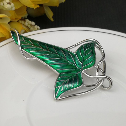 Pins Brooches LOTR The Lord of Rings Leaf Pin by wkoud - High Quality Jewelry for Men