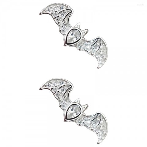 Copper Punk Bat Stud Earrings for Women Halloween Fashion