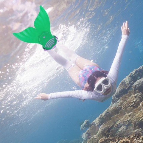 Children's Swimming Fin Flippers for Enhanced Water Propulsion