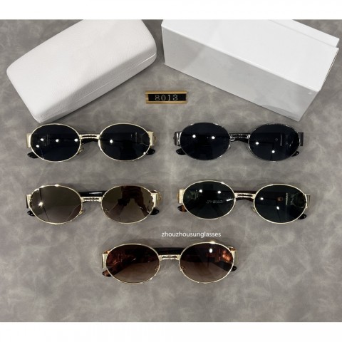 Unisex Vintage Summer Sunglasses UV400 Protection Brown Golden Lenses