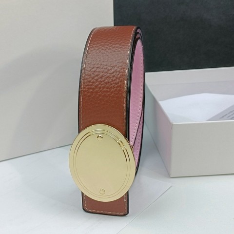 Luxury Classic Designer Belt - 40mm Width Genuine Leather Unisex