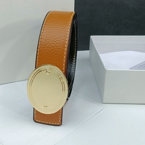 Luxury Classic Designer Belt - 40mm Width Genuine Leather Unisex