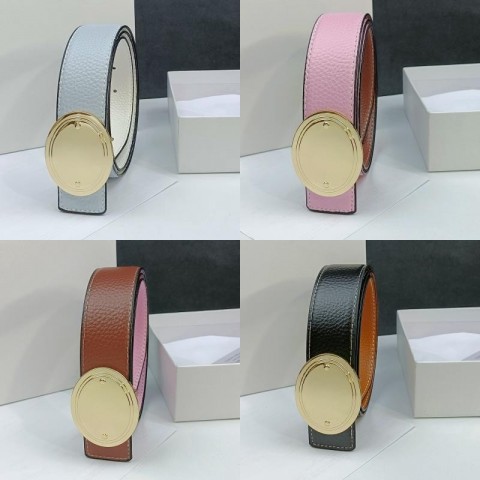 Luxury Classic Designer Belt - 40mm Width Genuine Leather Unisex