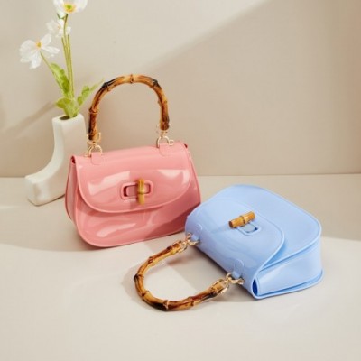 PVC Barbie Jelly Bag - Lightweight PU Women's Soft Shoulder Bag