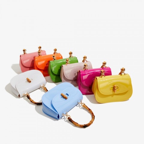 PVC Barbie Jelly Bag - Lightweight PU Women's Soft Shoulder Bag