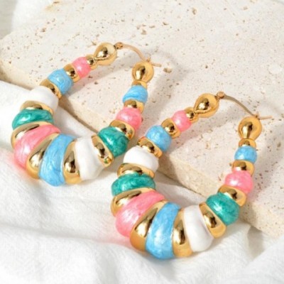 Diana Retro Luxury Drop Earrings Women's Colorful Gothic Fashion Jewelry