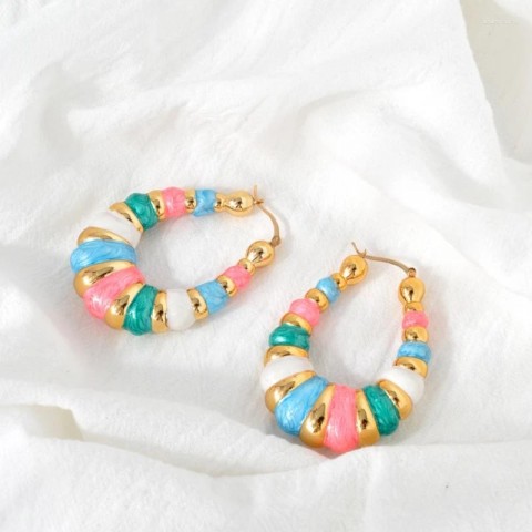 Diana Retro Luxury Drop Earrings Women's Colorful Gothic Fashion Jewelry