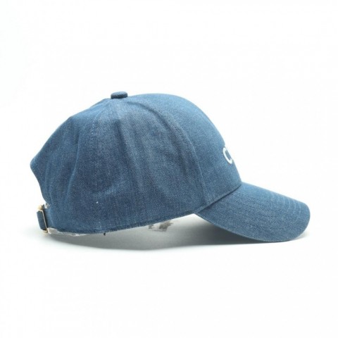 Eco-Friendly Adjustable Silk Baseball Cap with Wave Embroidery