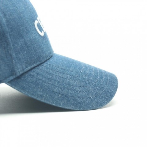 Eco-Friendly Adjustable Silk Baseball Cap with Wave Embroidery