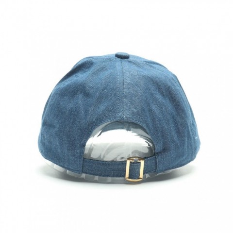 Eco-Friendly Adjustable Silk Baseball Cap with Wave Embroidery