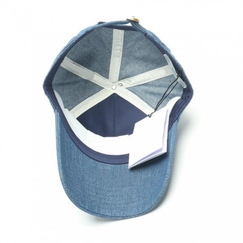Eco-Friendly Adjustable Silk Baseball Cap with Wave Embroidery