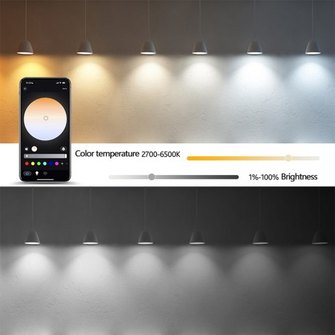 Yandex Alice Smart RGB LED Bulb for Voice Control, AC220V, E27, Alexa & Google Assistant Compatible