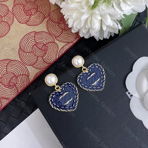 Luxury 925 Silver Heart Stud Earrings with 18K Gold Plating - Classic Fashion for Women