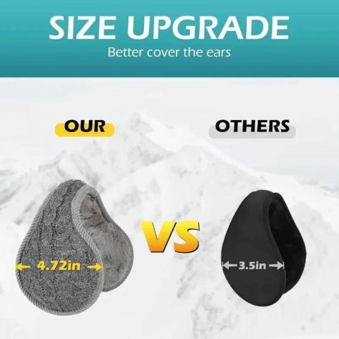 Unisex Thick Plush Warm Earmuffs for Winter Outdoor Activities