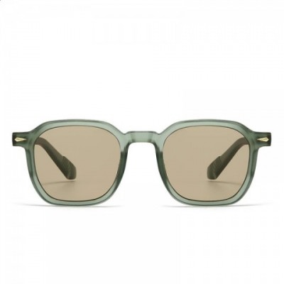 European American Style Round Frame Retro Sunglasses for Men - Far Vision & Travel Friendly