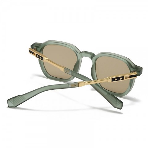 European American Style Round Frame Retro Sunglasses for Men - Far Vision & Travel Friendly