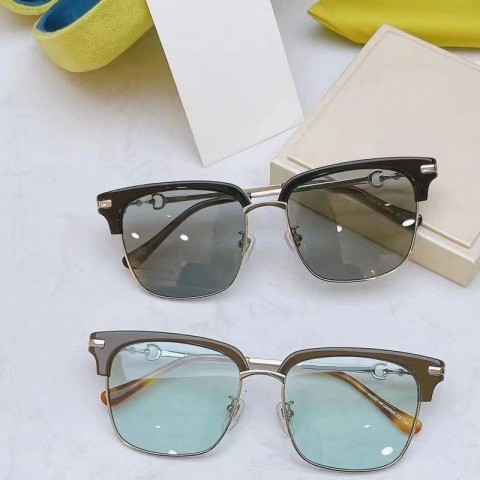 Newest GG0918S Designer Half Frame Sunglasses - Top Quality for Women