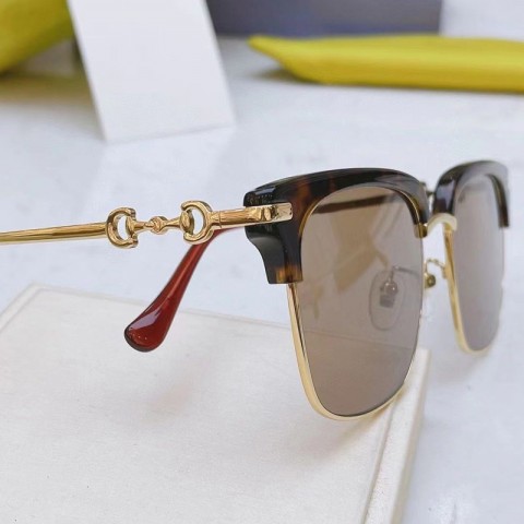 Newest GG0918S Designer Half Frame Sunglasses - Top Quality for Women