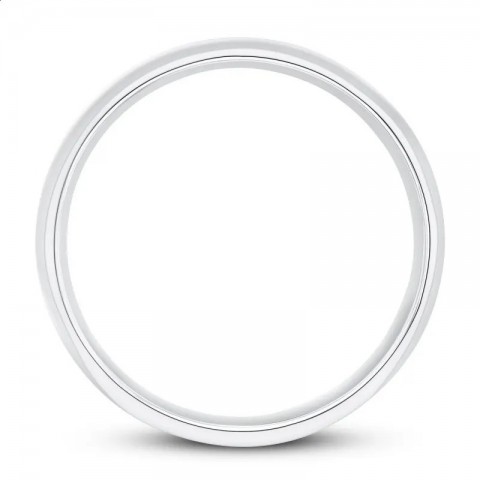 HESHI 925 Sterling Silver Unisex Comfortable Ring, 6mm Width, Casual Wedding Band