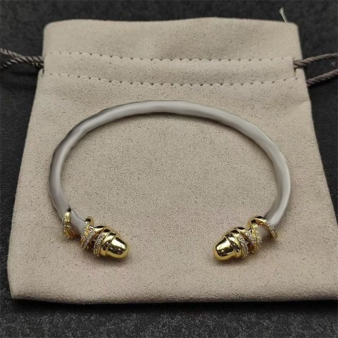 Elegant 18K Gold Plated Pearl Bangle for Women