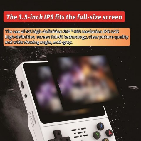 Arcade Video Player 64GB RPG Handheld Console, Retro Game Machine with 3.5 Inch Screen