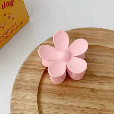 Large Floral Matte Hair Clips for Girls - Fashionable Barrettes X241030