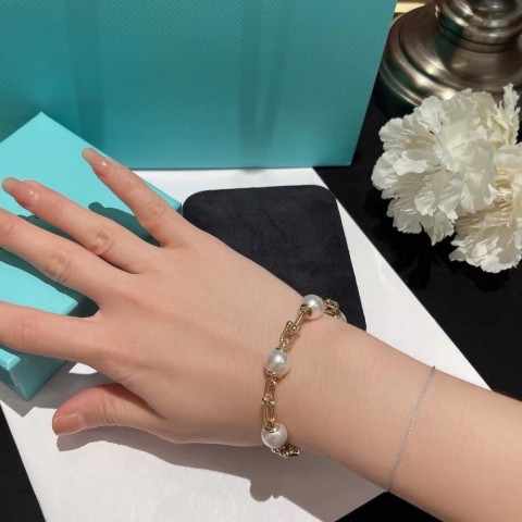 Tiffany Inspired Light Luxury Gothic Charm Bracelet for Women