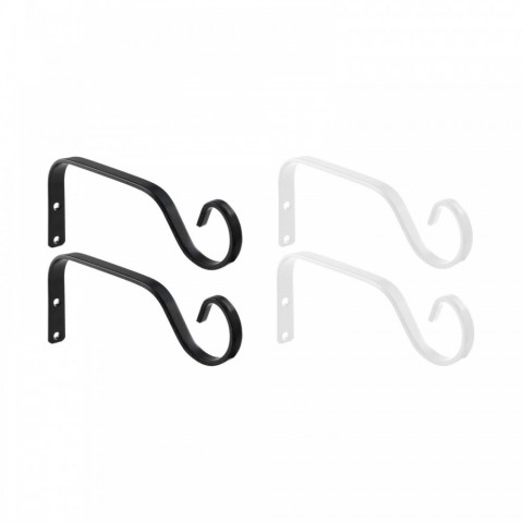 Metal Plant Hangers and Brackets for Indoor Flower Baskets and Outdoor Balconies