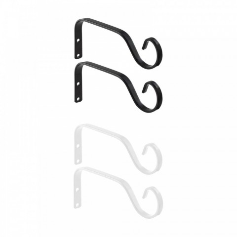 Metal Plant Hangers and Brackets for Indoor Flower Baskets and Outdoor Balconies