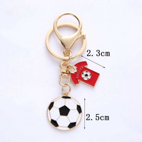 Creative Sport Football Pendant Keychain for Men and Women