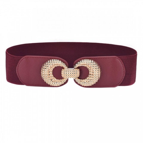 Wide Elastic Waist Belt for Plus Size Women - Fashion Solid Style J230502