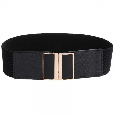 Wide Elastic Waist Belt for Plus Size Women - Fashion Solid Style J230502
