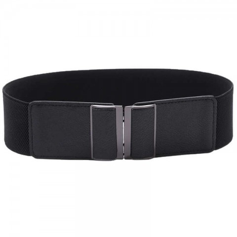 Wide Elastic Waist Belt for Plus Size Women - Fashion Solid Style J230502