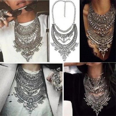 Retro Style Women's Statement Necklace - Bohemian Ethnic Pendant Jewelry