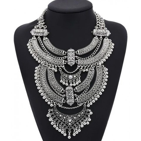 Retro Style Women's Statement Necklace - Bohemian Ethnic Pendant Jewelry