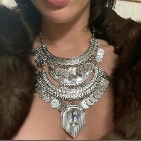 Retro Style Women's Statement Necklace - Bohemian Ethnic Pendant Jewelry