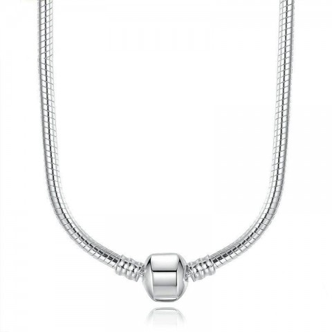 S925 Silver Heart Pendant Necklace - Unisex Cuban Link Chain Jewelry