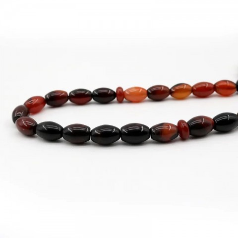 Natural Agate Prayer Beads 8*12mm for Men