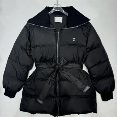 Women's Stylish Down Jacket with Belt for Winter Warmth