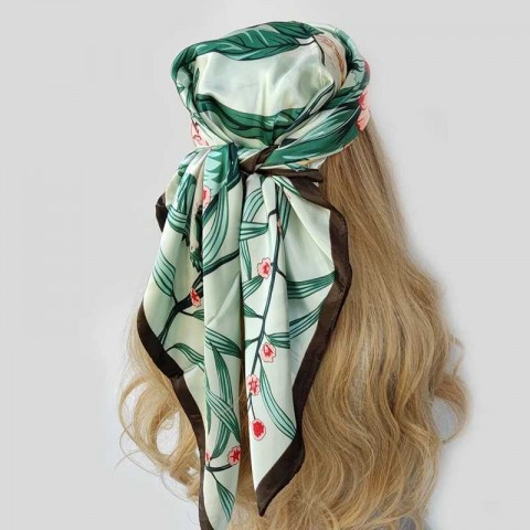 Luxury Gradient Faux Fur Scarf for Girls