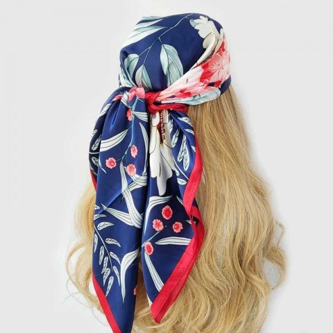 Luxury Gradient Faux Fur Scarf for Girls