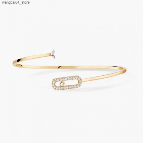 2025 French Classic S925 Sterling Silver Mobile Diamond Bracelet for Women - High-End Luxury Jewelry