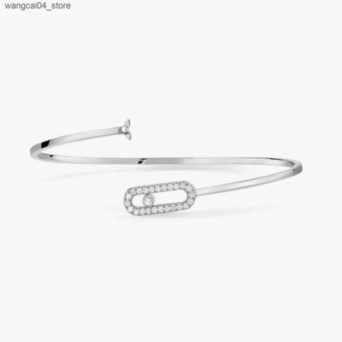 2025 French Classic S925 Sterling Silver Mobile Diamond Bracelet for Women - High-End Luxury Jewelry