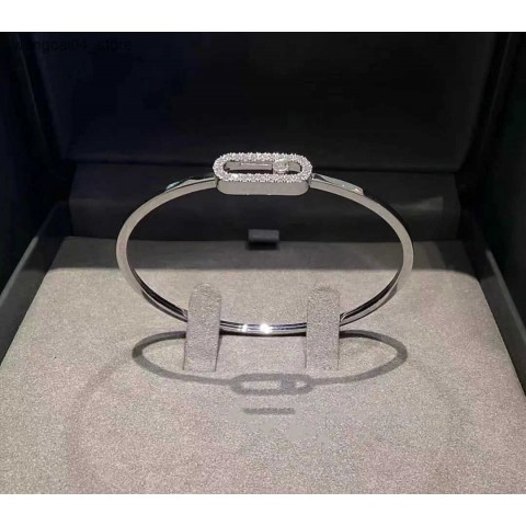 2025 French Classic S925 Sterling Silver Mobile Diamond Bracelet for Women - High-End Luxury Jewelry