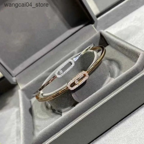 2025 French Classic S925 Sterling Silver Mobile Diamond Bracelet for Women - High-End Luxury Jewelry