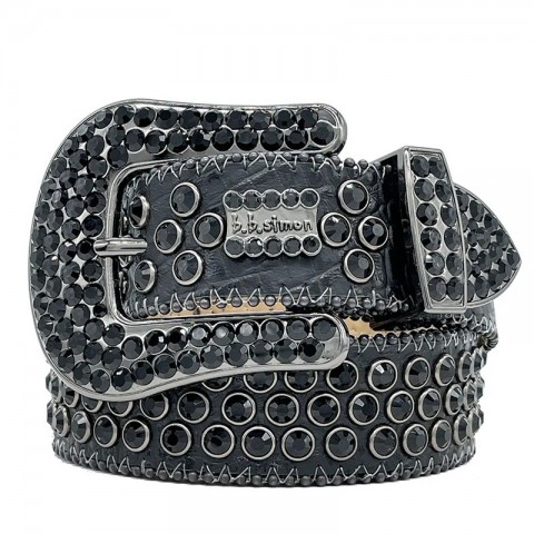 Luxury BB Simon Unisex Needle Buckle Leather Belt with 20 Color Options