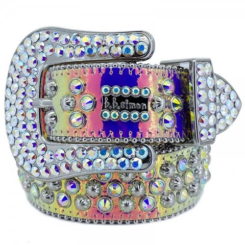Luxury BB Simon Unisex Needle Buckle Leather Belt with 20 Color Options