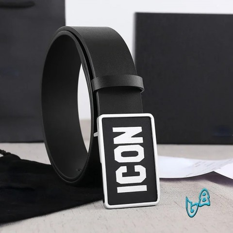 2024 Top Quality Men's Leather Belt with Metal Buckle