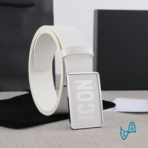 2024 Top Quality Men's Leather Belt with Metal Buckle